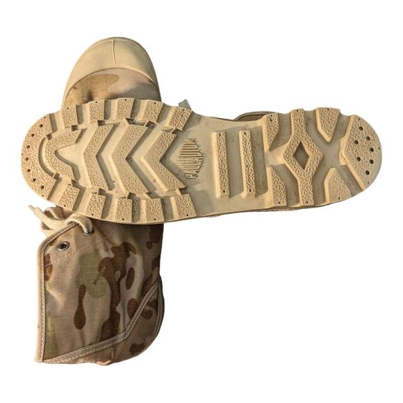 Palladium Pampa High Multicam Shoe For Men Arid Camo Size 13 - Picture 4 of 7